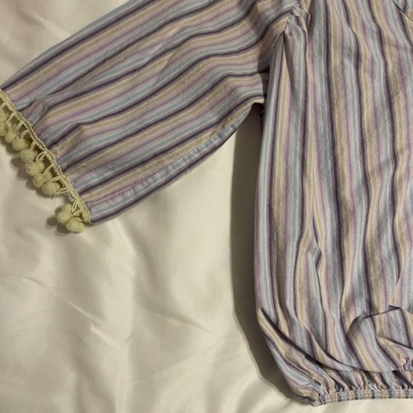 Blue/Purple Striped Top - Picture 2 of 5